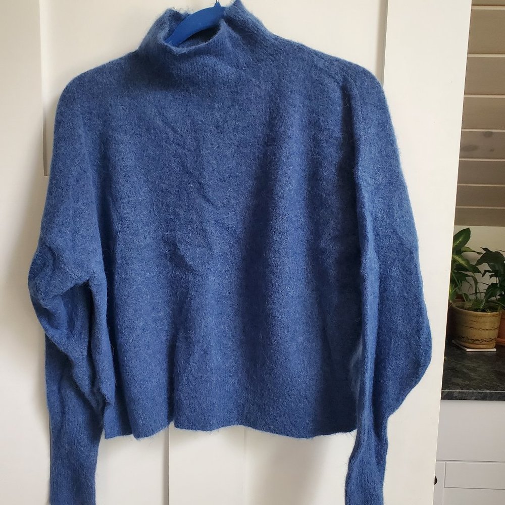Topshop Blue Wool Sweater